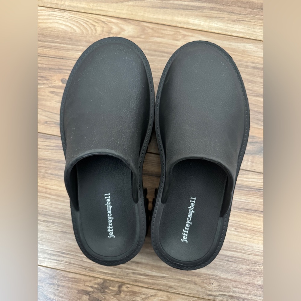Jeffrey Campbell Black women slippers size 38